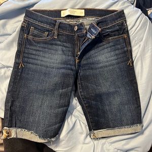 Dark Wash Bermuda Shorts